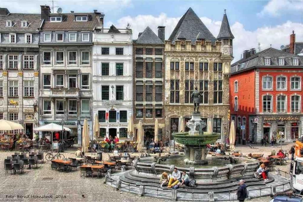 Modernes Apartment Mit 75Qm Mit Balkon & Aussicht Aachen Dış mekan fotoğraf